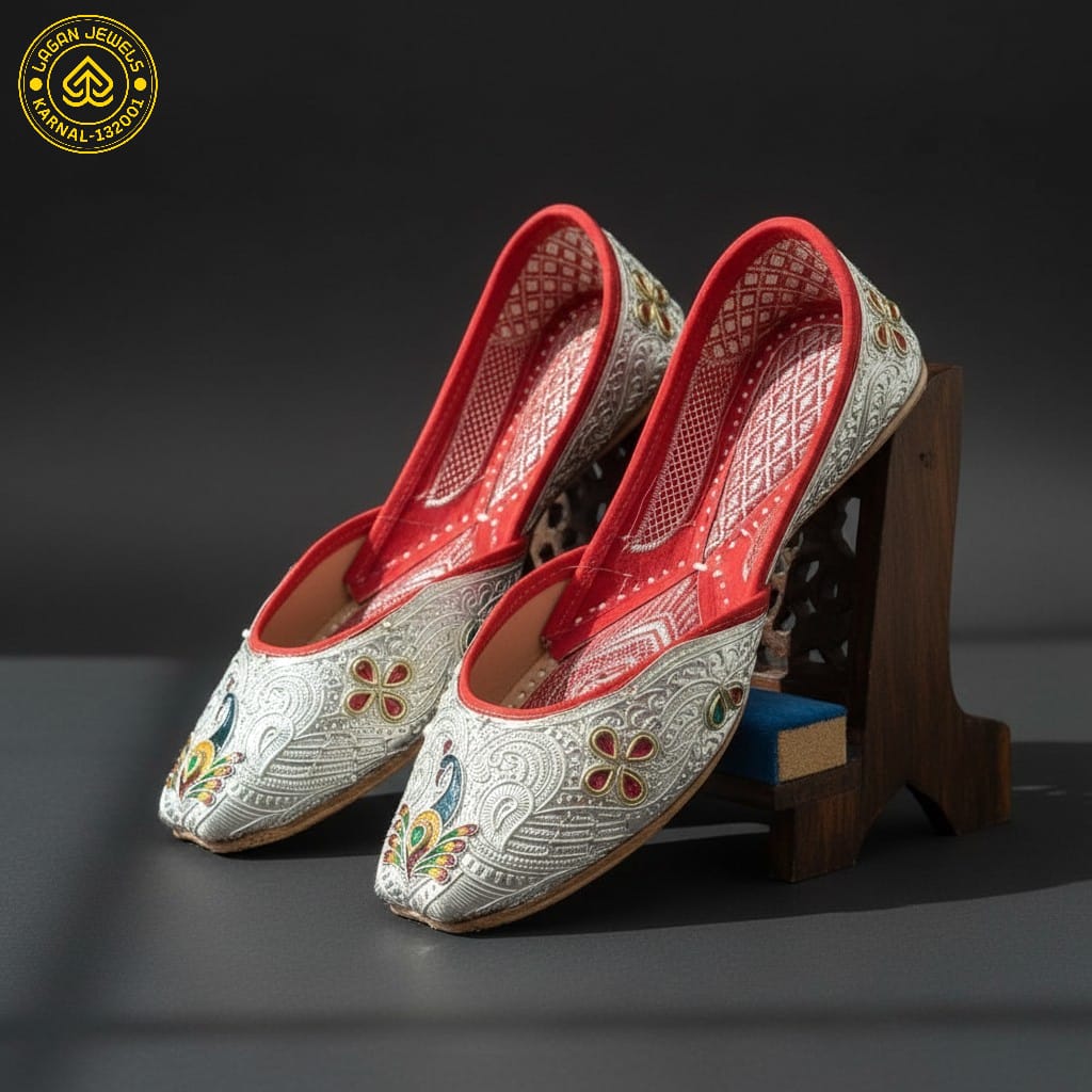 Silver jutti